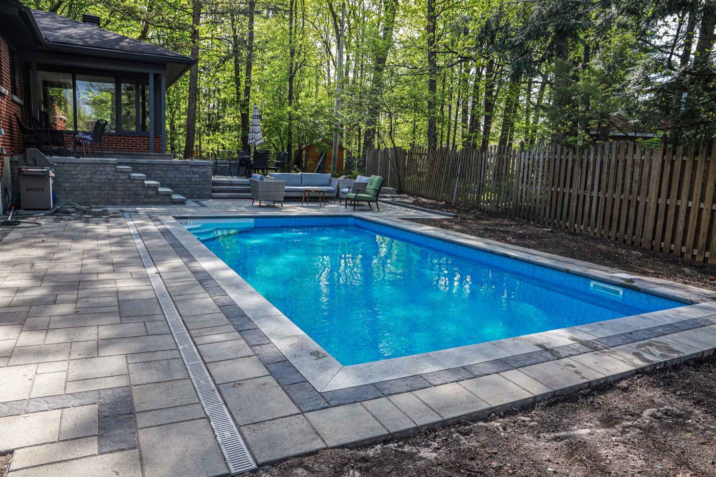 Pool surround interlock